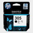 HP 305 Original Black Ink Cartridge for HP 2320 & 2710  - KWT Tech Mart