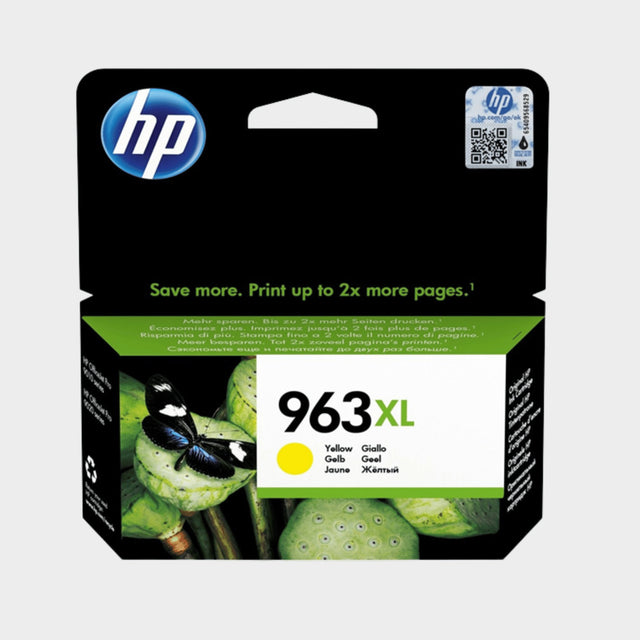 HP 963XL High Yield Yellow Ink Original Cartridge4  - KWT Tech Mart
