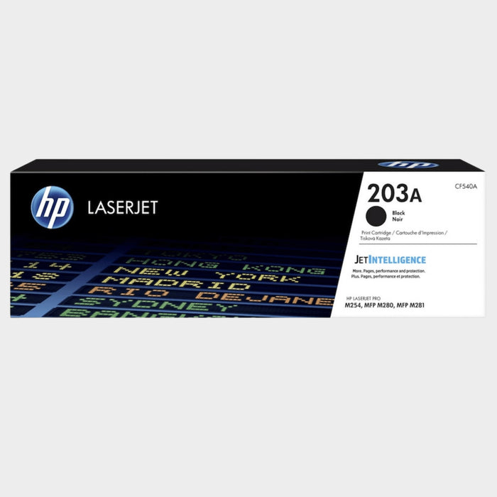 HP CF540A 203A Original LaserJet Toner Cartridge, Black  - KWT Tech Mart