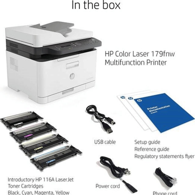 HP Color Laser 179fnw All-in-One Printer, Mobile Printing  - KWT Tech Mart