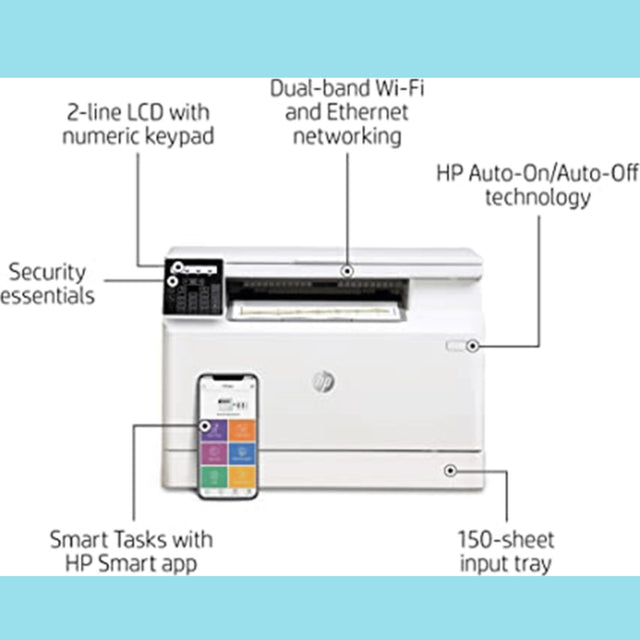 HP Color LaserJet Pro M182nw All-in-One Laser Printer  - KWT Tech Mart