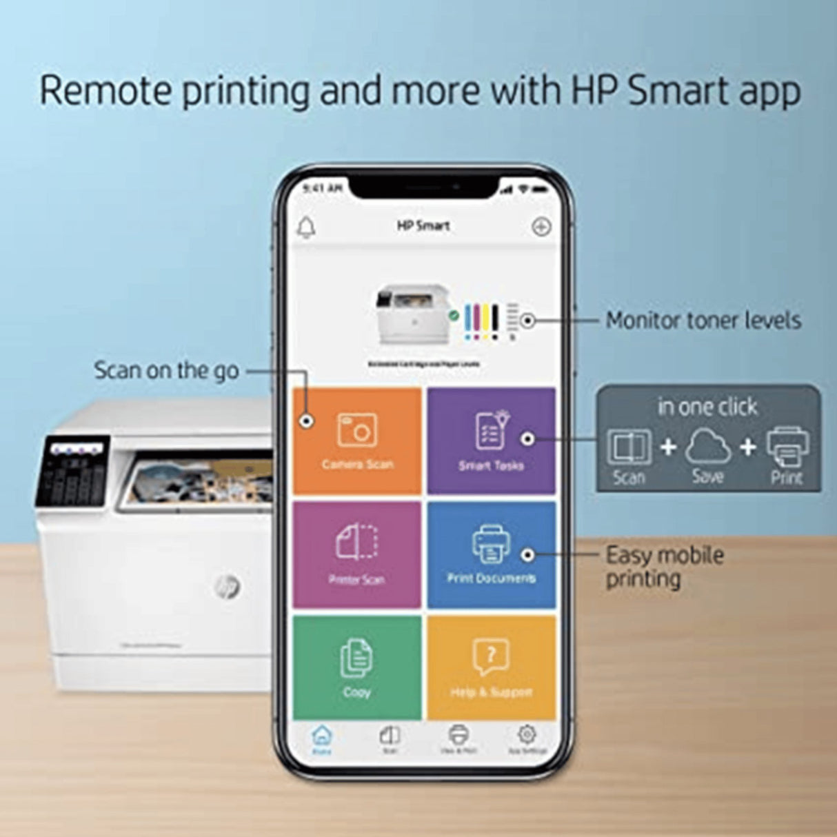 HP Color LaserJet Pro M182nw All-in-One Laser Printer  - KWT Tech Mart