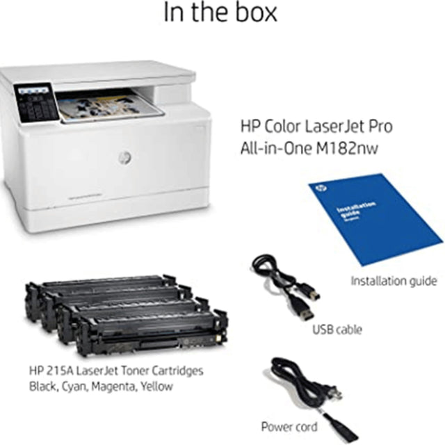 HP Color LaserJet Pro M182nw All-in-One Laser Printer  - KWT Tech Mart