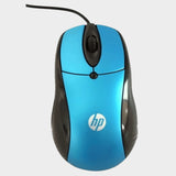 Hp Comfort Optical Wired Mouse, Blue - KWT Tech Mart