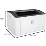 HP LaserJet 107w Wifi Monochrome Laser Printer – White  - KWT Tech Mart