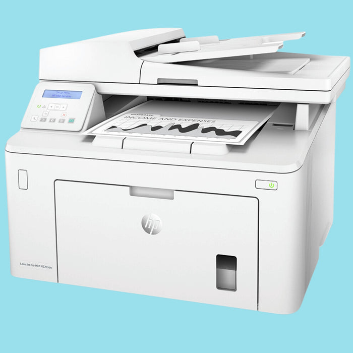 HP LaserJet Pro M227sdn All-In-One Duplex Printer, White  - KWT Tech Mart