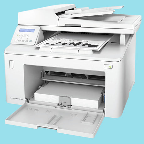 HP LaserJet Pro M227sdn All-In-One Duplex Printer, White  - KWT Tech Mart