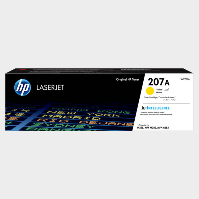 HP W2212A 207A Original LaserJet Toner Cartridge, Yellow  - KWT Tech Mart