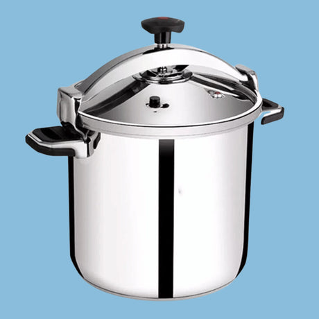 HTH 30L HTH Pressure Cooker Saucepan - Silver - KWT Tech Mart