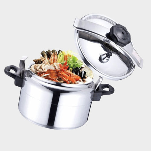 HTH 7L HTH Pressure Cooker Saucepan - Silver - KWT Tech Mart