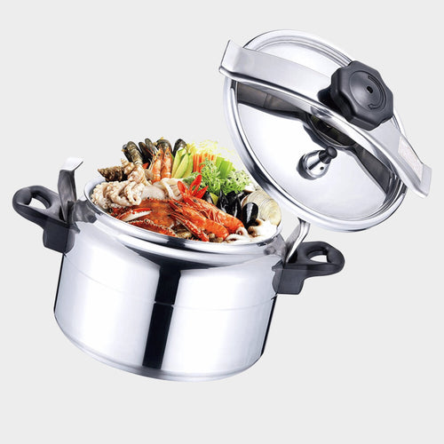 HTH 9L HTH Pressure Cooker Saucepan - Silver - KWT Tech Mart