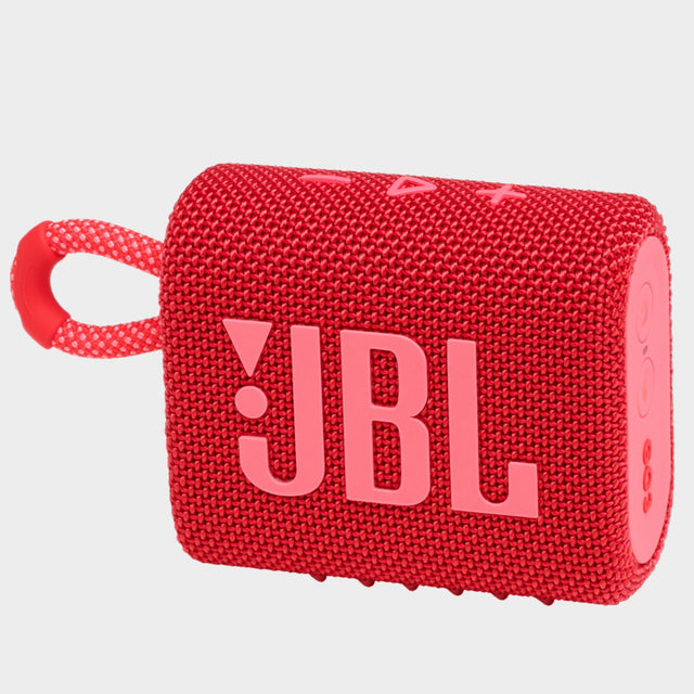 JBL Go 3, Waterproof Wireless Ultra Portable Speaker – Red - KWT Tech Mart