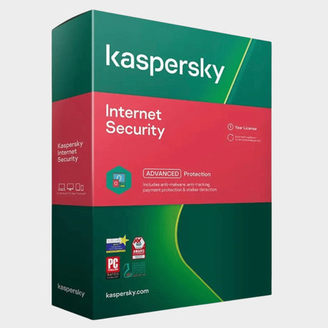 Kaspersky Internet Security Antivirus 2022 - 3 Devices, 1 Year, PC/Mac/Android  - KWT Tech Mart