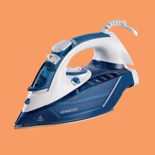 Kenwood Steam Iron STP75, 2600W, Ceramic Soleplate - Blue - KWT Tech Mart