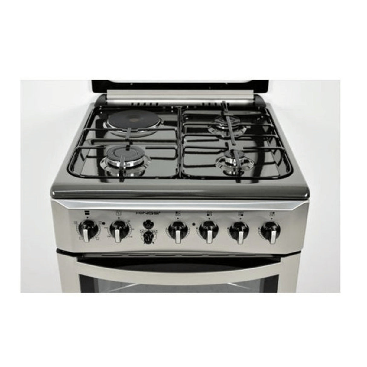 Kings 3Gas + 1 Electric Standing Cooker, KG-6631/1TB, Marble Grey - KWT Tech Mart