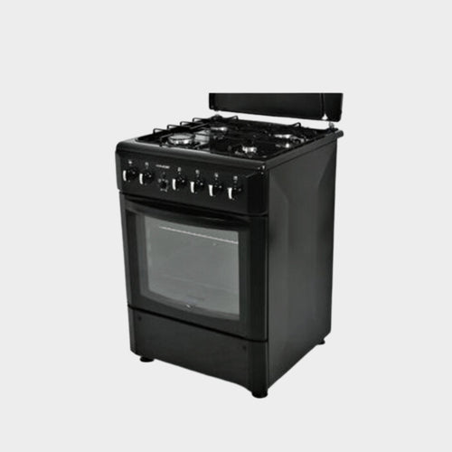 Kings Full Gas Cooker, 50x50cm, 4 Gas Burners, KG 5640 Black - KWT Tech Mart