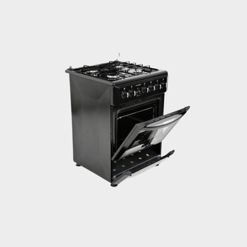 Kings Full Gas Cooker, 50x50cm, 4 Gas Burners, KG 5640 Black - KWT Tech Mart