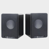 Kisoni USB Portable Computer Speakers K100 – Black  - KWT Tech Mart