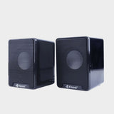 Kisoni USB Portable Computer Speakers K100 – Black  - KWT Tech Mart