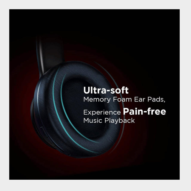 Lenovo HD200 Bluetooth Wireless Headphones, Noise Cancellation - Black - KWT Tech Mart