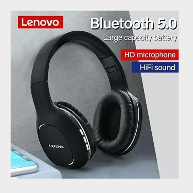 Lenovo HD300 Foldable Wireless Noise Cancellation Headphones - KWT Tech Mart