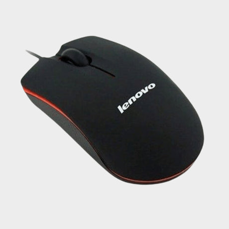 Lenovo M20 Wired Optical Mouse, Black - KWT Tech Mart