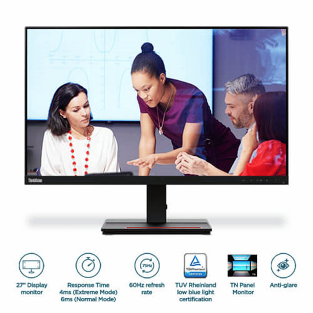 Shop now for the Lenovo ThinkVision S27e-20 27" FHD Monitor at KWT Tech Mart! Unbeatable price of UGX 1,620,000 – Crystal-clear display meets value!
