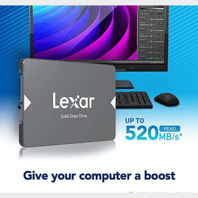 Lexar NS100 256GB SSD - 2.5” SATA III (6 GB/s) High Quality  - KWT Tech Mart