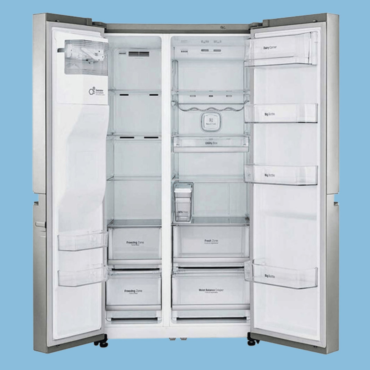 LG 810L Door-in-Door® Side by Side Refrigerator, GR-J337CSAL - KWT Tech Mart