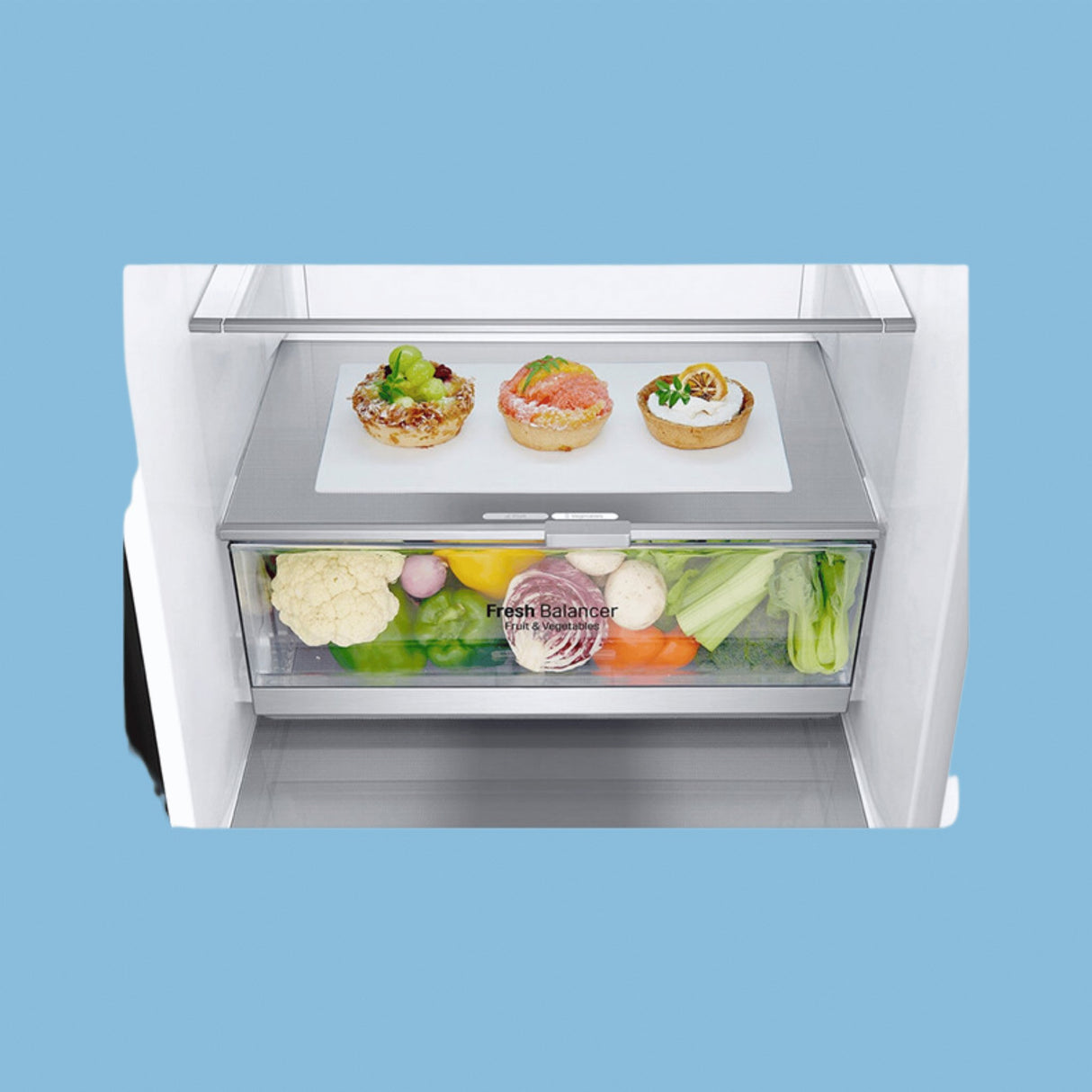 LG 341L Bottom Freezer Refrigerator GC-B459NQDZ - KWT Tech Mart