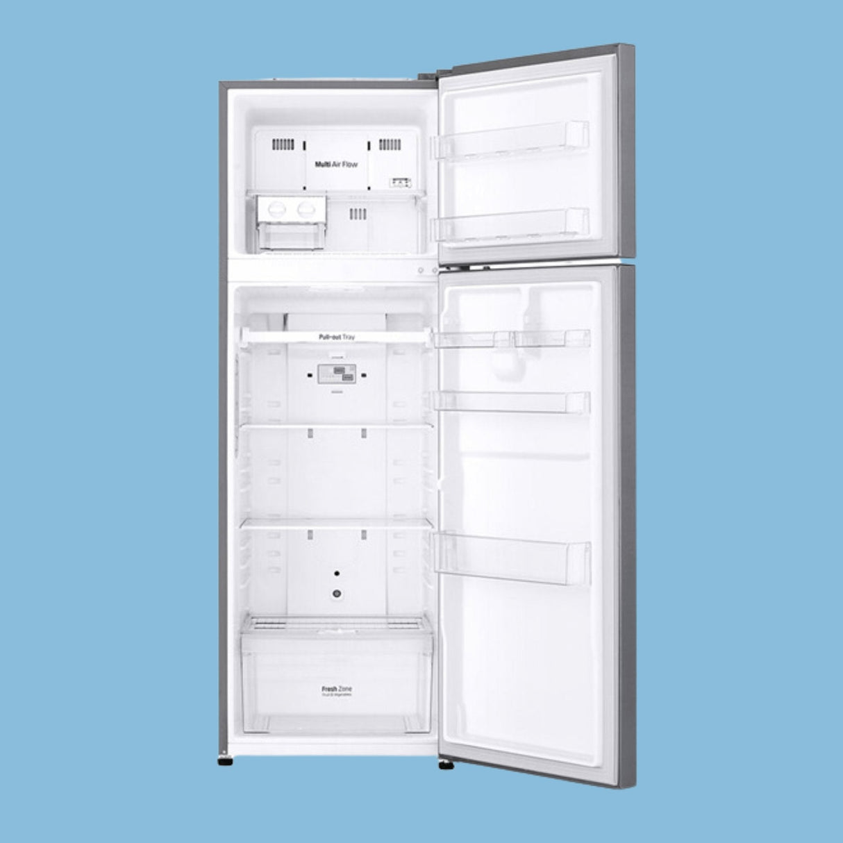 LG 327L Top Freezer Refrigerator GL-G442RLCM | LED Lighting - KWT Tech Mart