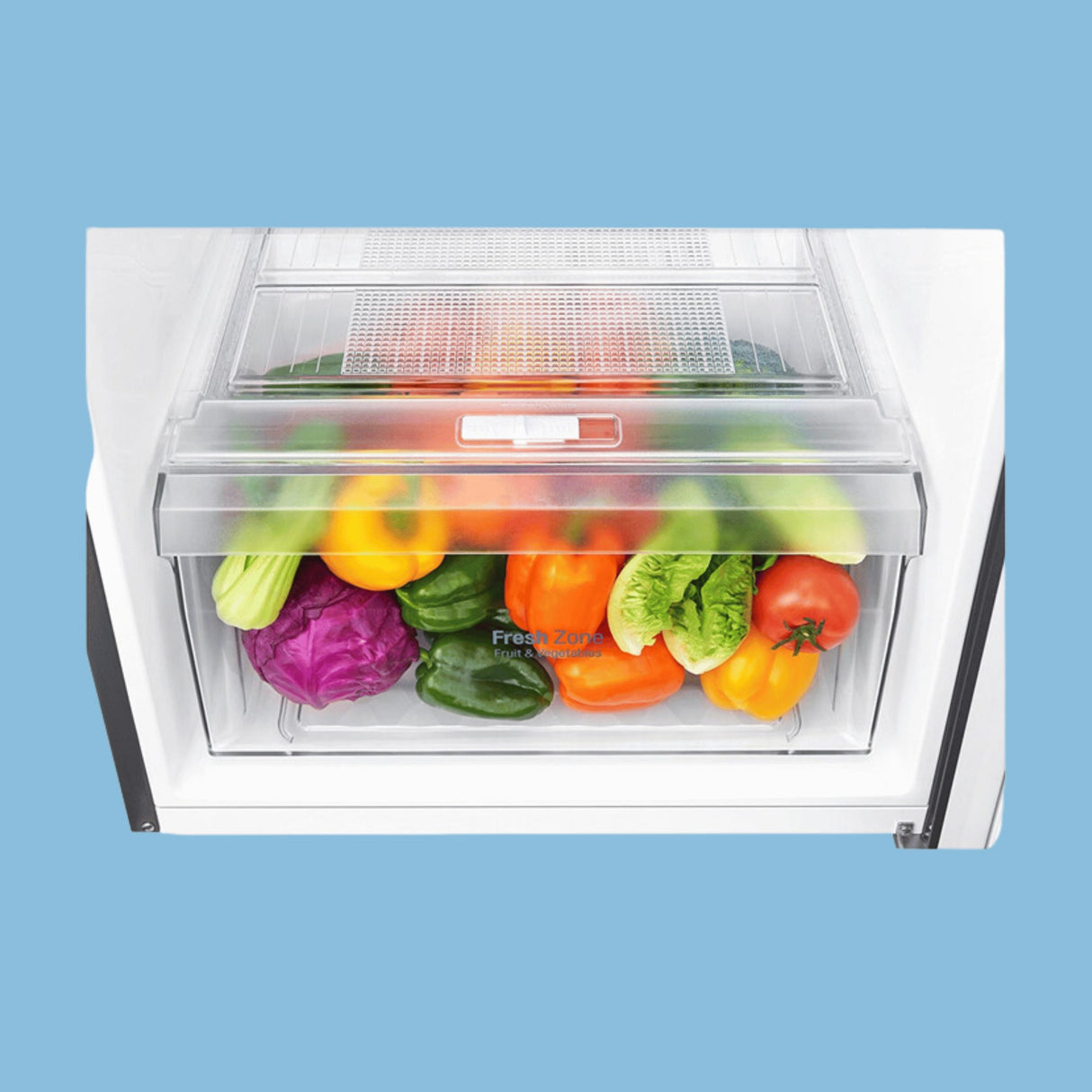 LG 312L Top Freezer Refrigerator GN-B372SQCB, Multi Airflow - KWT Tech Mart