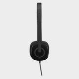 Logitech Stereo Headset H151 with Boom Microphone – Black - KWT Tech Mart
