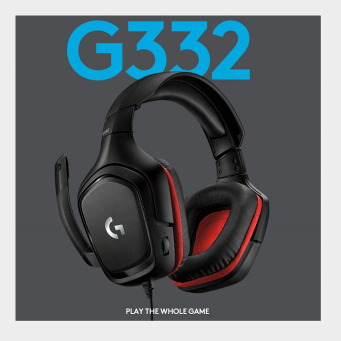 Logitech G332 Wired Gaming Headset – Black | KWT Tech Mart