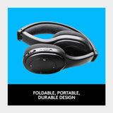 Logitech H800 Bluetooth Wireless Headset with Mic for PC, Tablets and Smartphones, Black