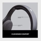 Logitech H800 Bluetooth Wireless Headset with Mic for PC, Tablets and Smartphones, Black