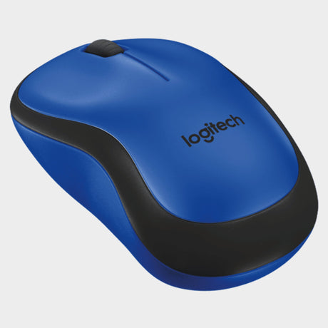 Logitech M-220 Silent Wireless Mouse – Blue - KWT Tech Mart