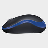 Logitech M186 Wireless Mouse with USB Receiver – Blue  - KWT Tech Mart