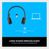 Logitech Over-The-Head Wireless Headset H600 - KWT Tech Mart