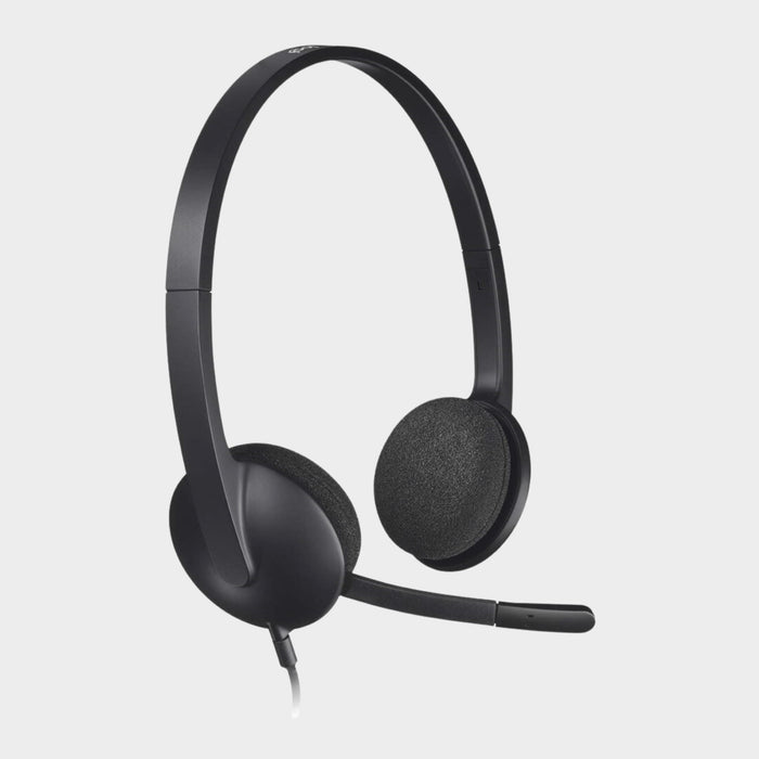 Logitech USB Headset H340, Stereo, for Windows and Mac Black - KWT Tech Mart