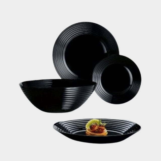 Luminarc 19Pc Plates, Side Plates & Bowls Dinner Set - KWT Tech Mart