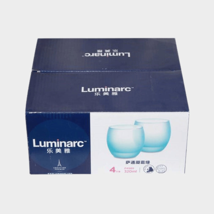 Luminarc 4 Pcs Of Short Frost Juice/Water Glasses - Ice Blue - KWT Tech Mart