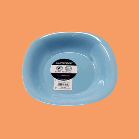 Luminarc 6 Pieces Square Plain Bowl Soup Plates - Blue - KWT Tech Mart