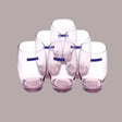 Luminarc 6Pcs Oval Water Juice Glasses Cups Drinkware Purple - KWT Tech Mart
