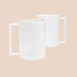 Luminarc 6 Pieces Tea/Coffee Mug Cups (38 cl) - White - KWT Tech Mart