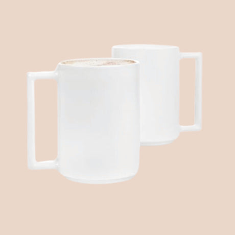 Luminarc 6 Pieces Tea/Coffee Mug Cups (38 cl) - White - KWT Tech Mart