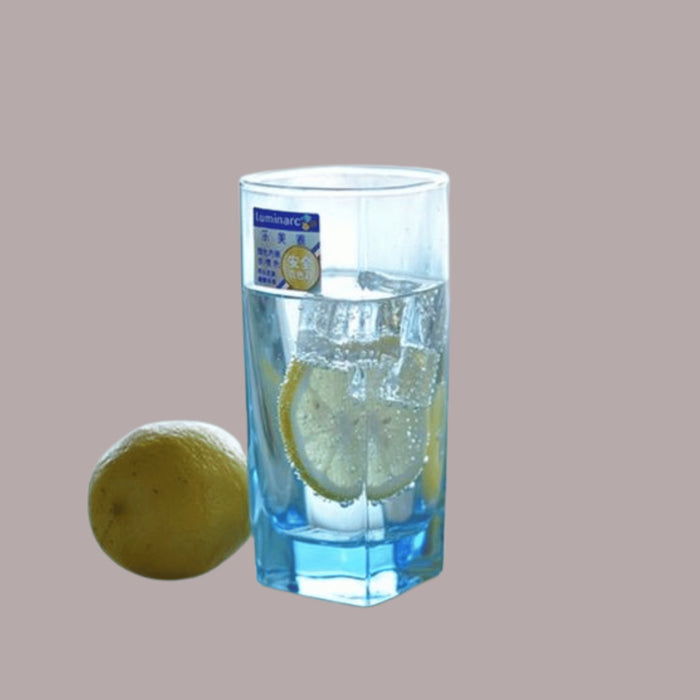 Luminarc 6 Pieces Of Water And Juice Glasses - Blue - KWT Tech Mart