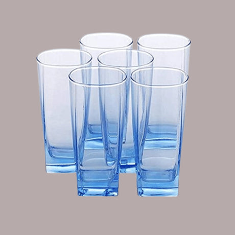 Luminarc 6 Pieces Of Water And Juice Glasses - Blue - KWT Tech Mart