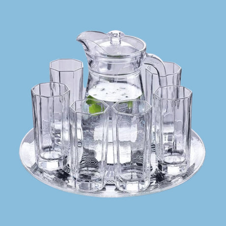 Luminarc Octim 1 Jug & 6 Glasses Juice/Water Set - Colorless - KWT Tech Mart