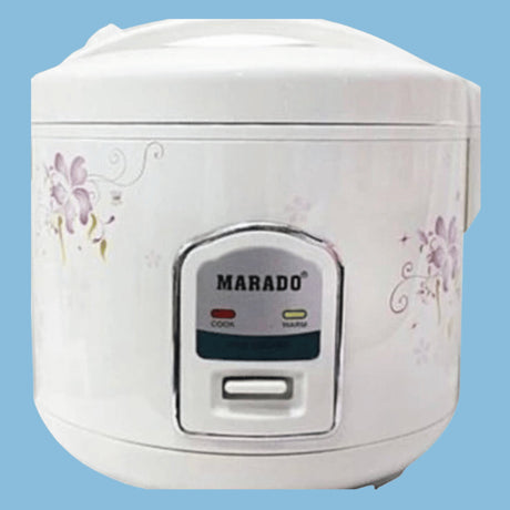 Marado Electric Rice Cooker 4L- White - KWT Tech Mart